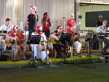 Musicians at Christmas Mass 350px